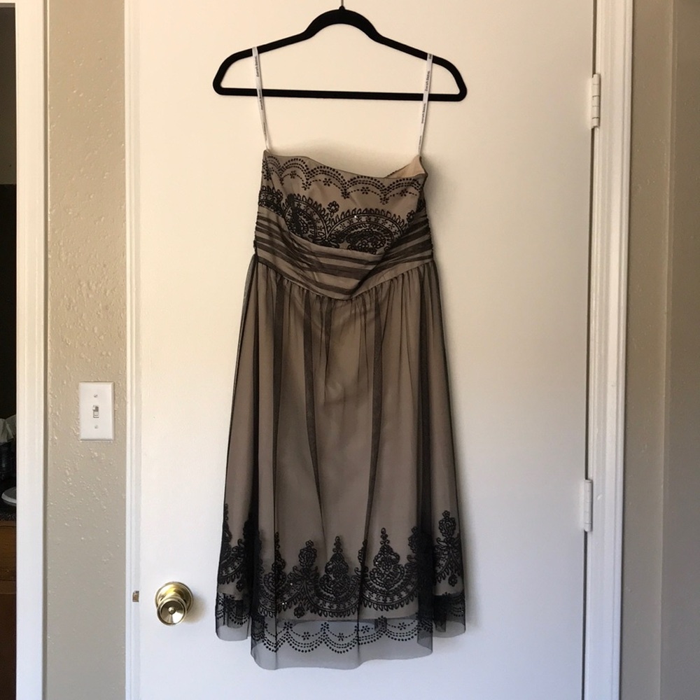 David’s Bridal Strapless Dress